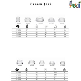 Cream Jars